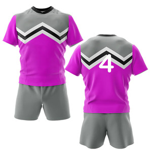 Prix compétitif Uniforme Rugby Marque Privée Logo Personnalisé Respirant Haute Qualité Uniforme Rugby - Product Image 5