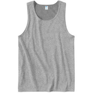 Débardeurs à col rond pour hommes, vente en gros, Style de mode, Gym, Fitness, 100% coton, couleur unie - Product Image 3