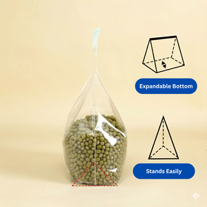 Sac d'emballage alimentaire laminé avec fermeture éclair à double joint durable pour les collations, le café, les noix, le thé, les épices et l'utilisation en vente au détail - Product Image 5