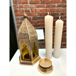 Vintage Antique Style 6 Height Metal <b>Lantern</b> Home Dcor Lighting <b>Tea</b> <b>Light</b> Candle Holder Indian Metal Crafts - Product Image 1