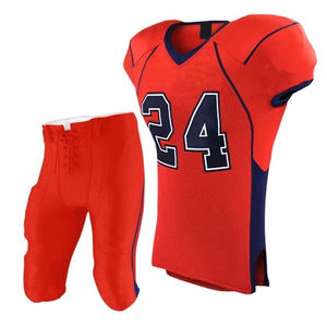 <b>Best</b> Quality Customized American <b>Football</b> Uniforms Quick Dry Breathable with Short Sleeves for Summer Sublimated Design - Product Image 3