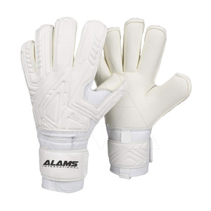 Servicio OEM Pakistán hizo guantes de portero de cuero logotipo personalizado antideslizante ajustable con protección de dedo y pulgar para adultos - Product Image 1