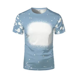 Venta al por mayor 100% poliéster sublimación Jersey camiseta Casual Streetwear con diseño personalizado impresión y patrón propio logotipo camiseta - Product Image 5