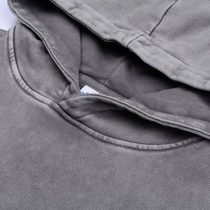 Sweat à capuche surdimensionné en éponge française poids lourd pour hommes Vintage Streetwear impression délavée à l'acide impression numérique personnalisée pour l'hiver - Product Image 6