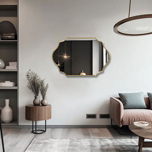 Elegant Unique Shaped <b>Mirror</b> Stylish Wall Decor for Any Room Modern <b>Mirror</b> Sleek and Contemporary Design for Home Interiors - Product Image 2