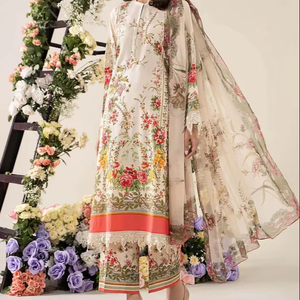 Robe de soirée traditionnelle de créateur indien pakistanais pour femmes broderie Sami Salwar Kameez pour les occasions spéciales de mariage - Product Image 1