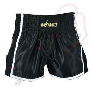 Vente en gros Short de sport en polyester 100% de haute qualité Vêtements d'arts martiaux personnalisés Taille élastique solide Léger Séchage rapide Muay Thai - Product Image 1