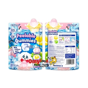 Prix d'usine Gommes pelables à base de soda aux fruits mélangés Bonbons de meilleure qualité en gros pour les enfants, service OEM ODM disponible, vente chaude - Product Image 5