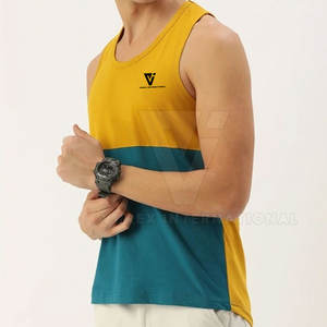 Venta Directa de Fábrica, Camiseta sin Mangas para Hombre de Alta Calidad, 100% Algodón, Transpirable, de Secado Rápido, Tejido Ecológico, para Gimnasio, Ejercicio y Fitness - Product Image 3