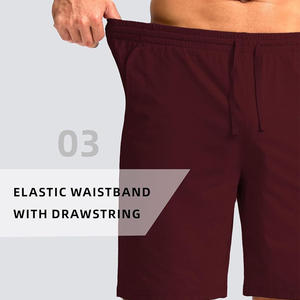 Mens Cotton Cargo Shorts <b>Drawstring</b> Custom Summer Gymwear with Private Label Logo Printing OEM Breathable Fabric Comfortable Fit - Product Image 4