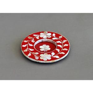 Meilleure vente de plateau rond en incrustation de nacre de haute qualité pour la décoration intérieure ou la table de service ou l'utilisation en gros directement de l'Inde - Product Image 5