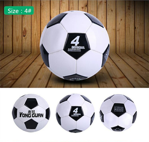 Ballon de football / de soccer pour le sport scolaire, vente en gros, taille personnalisée 5, ballon de football en PVC cousu à la machine - Product Image 3