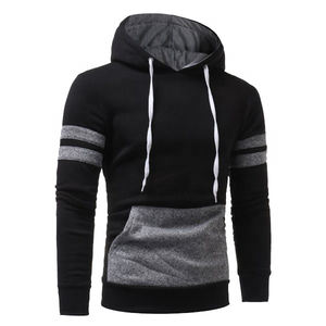 Sweat à capuche en molleton confortable pour hommes, chaud et confortable pour le temps froid, impression numérique brodée en polyester/coton pour l'hiver - Product Image 1