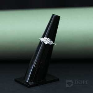 แหวนเพชรรูปหัวใจสวยพร้อมเงินสเตอร์ลิง925พร้อมการออกแบบที่เป็นเอกลักษณ์สำหรับคนที่คุณรัก - Product Image 1