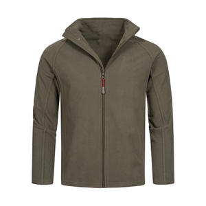 Veste polaire zippée à col montant Indemand pour hommes Veste d'extérieur légère et élégante avec logo personnalisé - Product Image 2