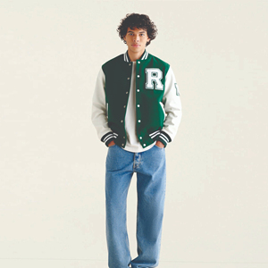 Nouvelle veste de baseball tendance pour homme, style streetwear, imperméable, couleurs personnalisables, tissu en laine, fabriqué au Pakistan - Product Image 2