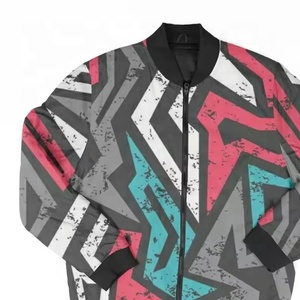 แจ็คเก็ตบอมเบอร์ขนแกะโอเวอร์ไซส์สำหรับผู้หญิงเสื้อนอกสำหรับฤดูหนาวมีซิปรูด - Product Image 6