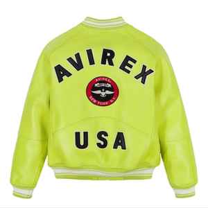 Colección Exclusiva 2025 de Chaquetas Bomber de Cuero Vacuno Genuino para Hombre Avirex, Hechas a Medida, Tallas Grandes - Product Image 6