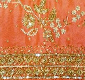 Designer moderne non cousu brodé à la main indien pakistanais fête porter des costumes pour les femmes Fashion-Forward Style traditionnel pour - Product Image 2