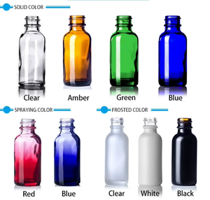 ขวดแก้วทรงกลม2ออนซ์<span class=keywords><strong>4</strong></span>ออนซ์8ออนซ์แอมเบอร์บอสตันสำหรับเซรั่มผมน้ำมันหยดบรรจุภัณฑ์ครีม - Product Image 3