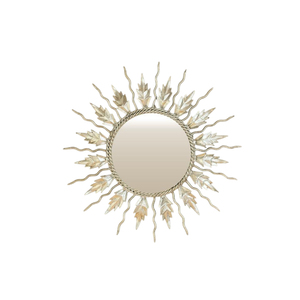 Style moderne Qualité supérieure Métal Fer Miroir mural rond Nouvelle maison attrayante Salle de bain Chambre Accessoires décoratifs - Product Image 2