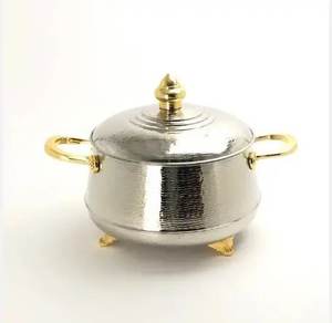 Calentador de alimentos de metal de acero inoxidable con espejo pulido contenedor de almacenamiento de alimentos Hotpot para el hogar y suministros de hoteles - Product Image 5