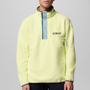 Sweat-shirt pour homme à col montant avec boutons, matière douce, design de logo personnalisé, prix avantageux pour les acheteurs en gros, qualité supérieure décontractée - Product Image 1