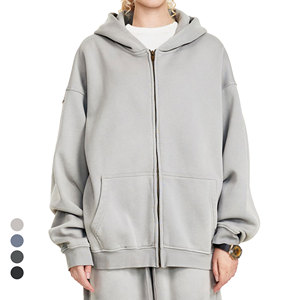 Sudadera con Capucha Personalizada de Alta Gama para Hombre, Chaqueta con Cremallera, Lavado Monkey, Impresión DTG, Sudadera con Capucha de Forro Polar con Cremallera, Sudadera con Capucha Lisa para Hombre - Product Image 1