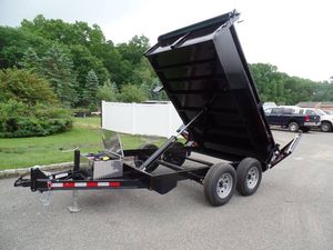 Double Axle Farm Dump <b>Trailer</b> Tandem Wheel Agricultural Hauling <b>Trailer</b> New Used Farm <b>Trailer</b> for Field Transport Made in USA - Product Image 6