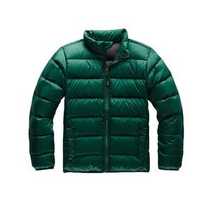 Veste polaire FOE Conceptions personnalisées Tendance Grande Taille Hommes Manteau d'hiver chaud Veste polaire à la mode Vestes en duvet à carreaux Service OEM - Product Image 2