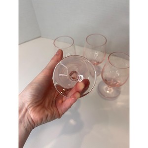 Copas de Vino de Vidrio Hechas a Mano en Color Rosado, con Diseño Ecológico, Artesanía Moderna, Uso Multiusos, Bajo Costo - Product Image 5