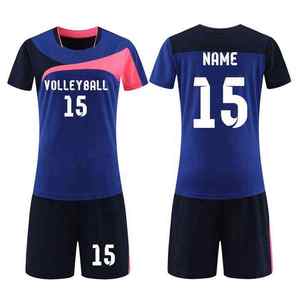 Camiseta de Voleibol de Diseño Estadounidense de Alta Calidad, Cuello en V, Impresión por Sublimación Completa, Ropa de Equipo de Voleibol - Product Image 1