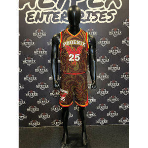 ชุดบาสเก็ตบอลแบบยูนิเซ็กซ์ ดีไซน์ใหม่ เสื้อทีมวิทยาลัย 100% โพลีเอสเตอร์ ป้องกันแบคทีเรีย ชุดกีฬาแบบไม่มีแขน - Product Image 1