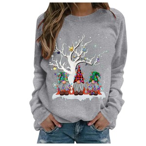 Best Quality Hooded Pullover Oversize Workout <b>Sweater</b> Female Hoodies <b>Christmas</b> Fall Long Sleeve Sweatshirt Loose Fit - Product Image 2
