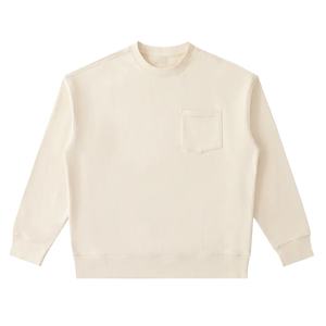 Sudadera Oversize Casual con Bolsillo Frontal y Hombros Caídos para Niños, Hombres y Mujeres, Cuello Redondo Personalizado, Ajuste Holgado, con Bolsillo y Logotipo Estampado - Product Image 1