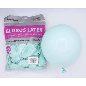 Palloncini in lattice Party Love 30cm Tiffani Pastel, confezione da 50 pezzi, decorativi - Product Image 1
