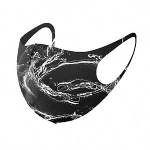 Masque facial noir à la mode avec logo personnalisé en gros Masque facial lavable et réutilisable - Product Image 4