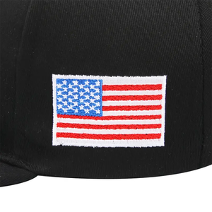 Logo 100% Coton Snapback Cap En Gros Bord Plat Ajusté Noir Plaine Blanc Snapback Cap Chapeaux Haute Qualité Broderie Personnalisée - Product Image 6