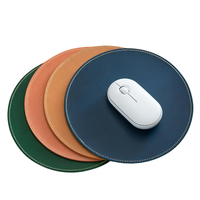 Tapis de souris en cuir PU, vente en gros, tapis de bureau personnalisé, tapis de souris pour ordinateur portable, tapis de clavier