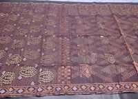 Sari en coton Jamdani Deshi Dhakai de qualité export, prêt-à-porter haut de gamme pour femmes, idéal pour les fêtes, bleu, rouge, vert, doré