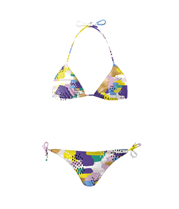 Maillot de bain une pièce personnalisé pour femmes avec impression de lettres ensemble de bikini d'été à la mode service de conception OEM maillot de bain anti-rides - Product Image 3