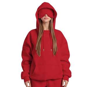Nouvelles sweats à capuche pour femmes en gros, 100% coton, épaisses, de haute qualité, vierges, surdimensionnées, streetwear, logo personnalisé, faible MOQ - Product Image 6
