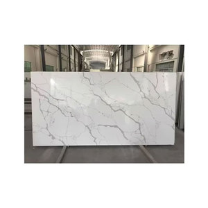 Encimeras de losa de cuarzo brillante cantidad a granel de diseño moderno forma de piedra - Product Image 4