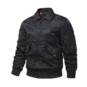 Veste bomber vintage légère de qualité supérieure pour homme, col montant élégant, hiver, appliques, respirante, best-seller - Product Image 6