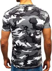 เสื้อยืดผู้ชาย Woodland Camo #11เสื้อคอกลมแขนสั้นผ้าคอตตอน100% มีตัวอักษร - Product Image 5