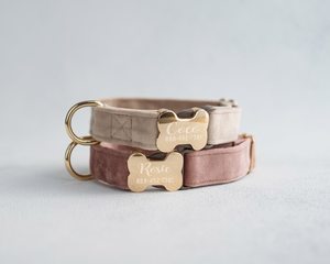 Collier de chien personnalisable avec motif tribal gravé 1 "de large pour garçons et filles - Product Image 1