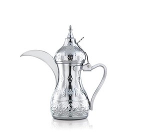 Théière luxueuse en métal brillant couleur personnalisée décorative à la main en gros Dallah dessus de table cafetière en métal abordable - Product Image 5