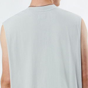 Débardeur en coton pour homme de haute qualité OEM, débardeur de sport pour homme, débardeur pour homme sur mesure - Product Image 5