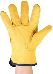 Conductor de moda Cuero de vaca Conducción Trabajo Conductor Guantes Fábrica Venta al por mayor Guantes de conducción - Product Image 6
