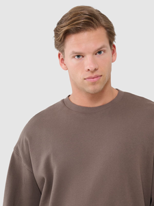 Mejor diseño de los hombres de alta calidad pulóver sudaderas de invierno de lana de tela de Color sólido de talla grande de algodón mezclado - Product Image 4